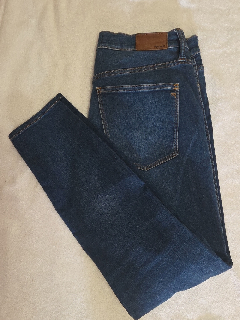 Madewell Sz 31 Dark Blue High Riser Skinny Jeans